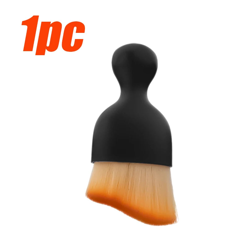 Cepillo Suave Para Limpieza De Ventilación De Coche, Herramienta De Limpieza Interior De Coche Con Carcasa, Cepillo Artificial Para Coche, Polvo Para Grietas De Coche, Detalles De Coche