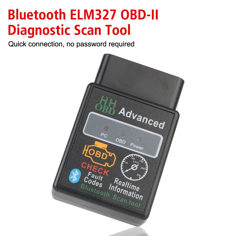 ELM327 Para Ios/Android Bluetooth V1.5 Detector OBD2 Adaptador De Interfaz Accesorios De Coche Lector De Código Escáner De Diagnóstico De Coche