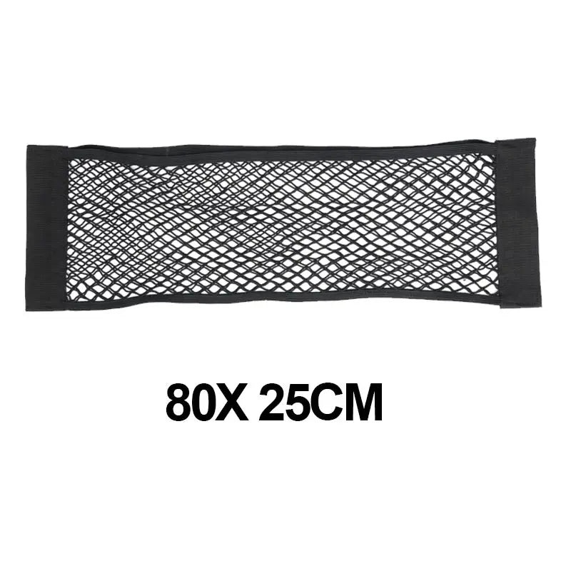 Bolsa De Almacenamiento Para Maletero De Coche, Redes De Malla De Nailon, Organizador De Maletero Trasero Automático, Cuerda Elástica, Soporte De Red Para Equipaje, Suministros De Bolsillo Para Vehículos