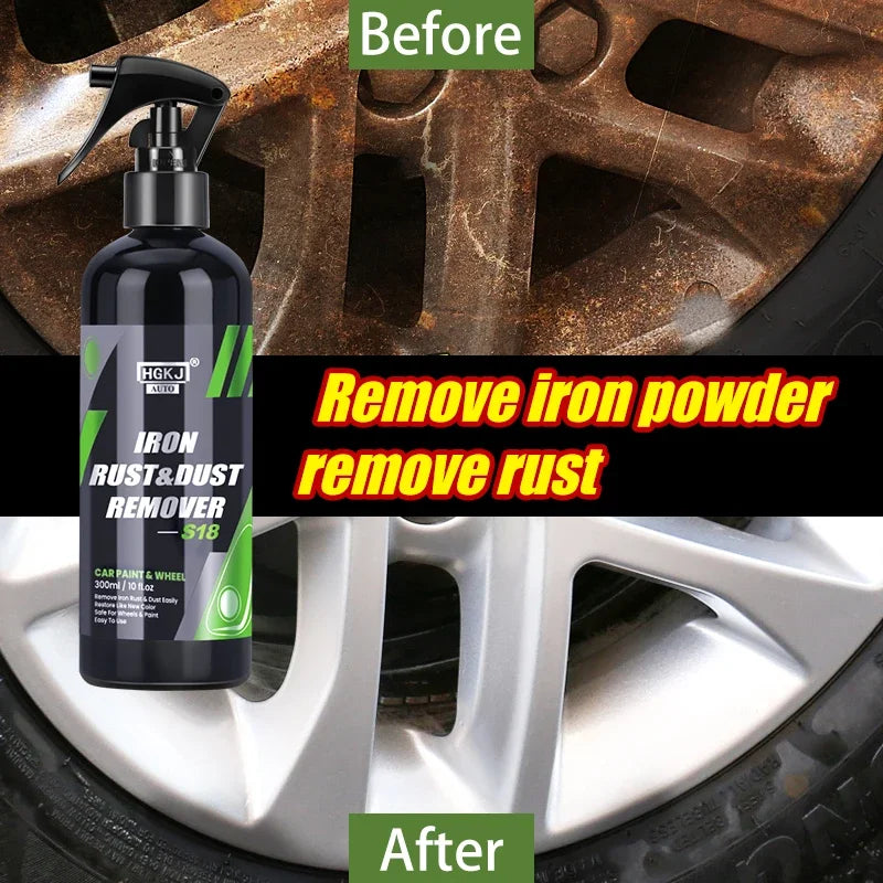 Limpiador De Llantas De Coche, Eliminador De Óxido Multiusos, Protector De Pintura De Frenos, Eliminador De Polvo De Metal, Eliminador De Polvo De Hierro, Spray Para El Cuidado Del Coche, Cromo S18