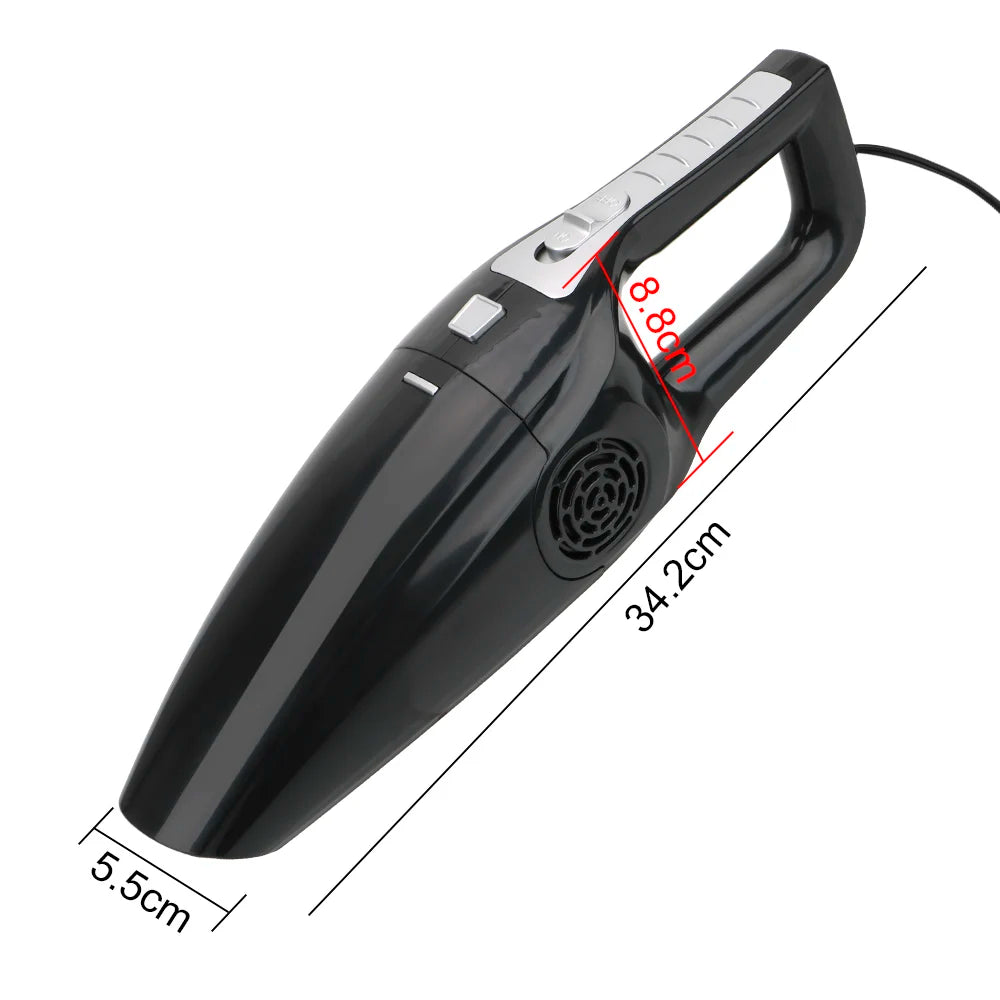 Aspiradora Portátil Para Coche, Aspiradora De Doble Uso En Seco Y Húmedo, Potente Aspiradora De Mano, Alta Succión, 12V, 120W
