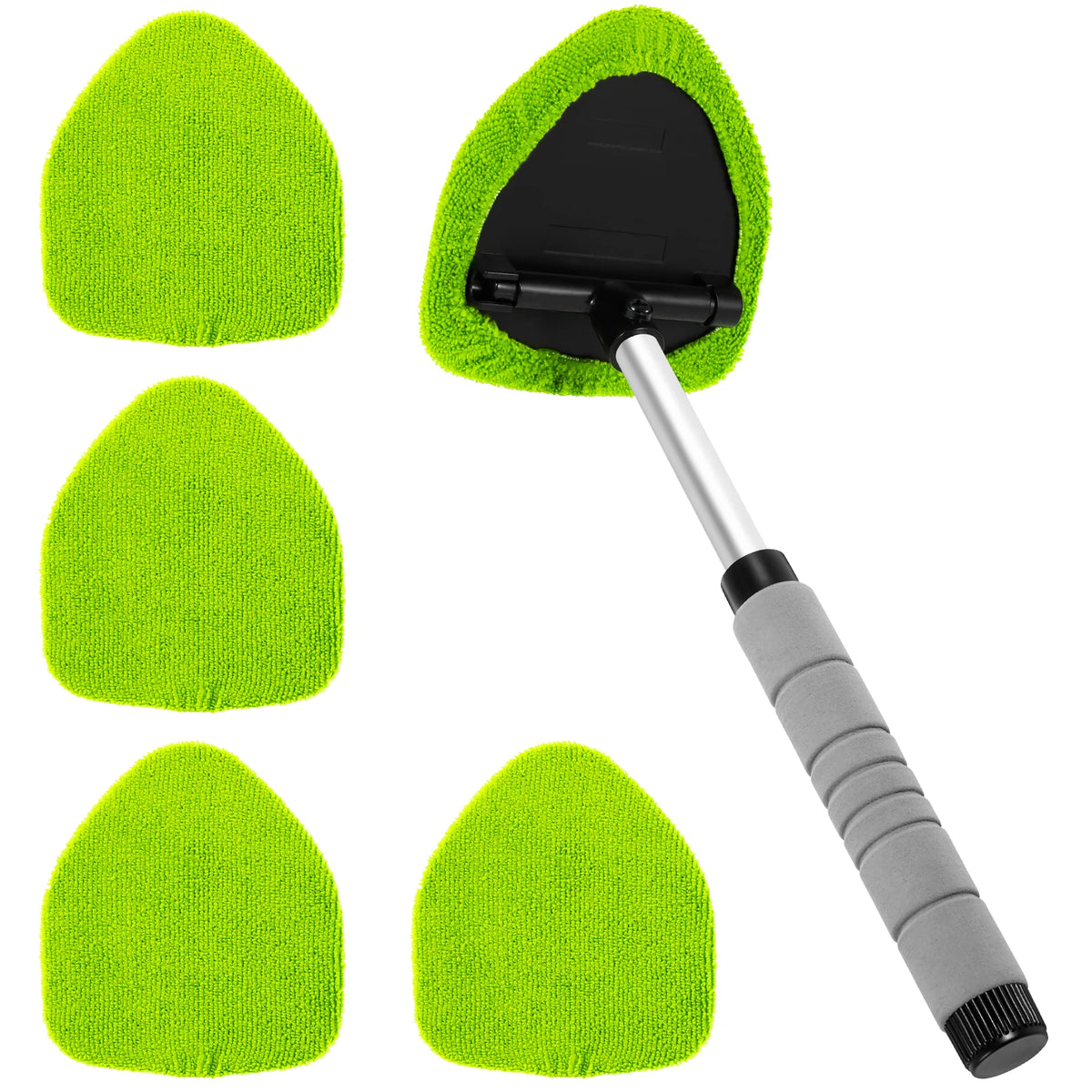 Nuevo Kit De Cepillo Limpiador De Ventanas De Coche, Fregona De Limpieza De Parabrisas, Toalla De Microfibra, Detalle Interior De Coche Con Mangos Largos, Herramientas De Limpieza