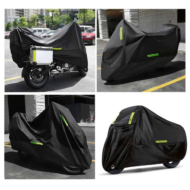 M-4Xl190T-Cubierta Universal Para Motocicleta, Protector Uv Para Exteriores, Impermeable, a Prueba De Polvo, 210D, Para Todas Las Estaciones