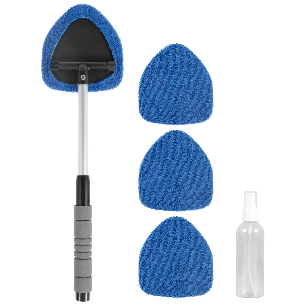 Nuevo Kit De Cepillo Limpiador De Ventanas De Coche, Fregona De Limpieza De Parabrisas, Toalla De Microfibra, Detalle Interior De Coche Con Mangos Largos, Herramientas De Limpieza