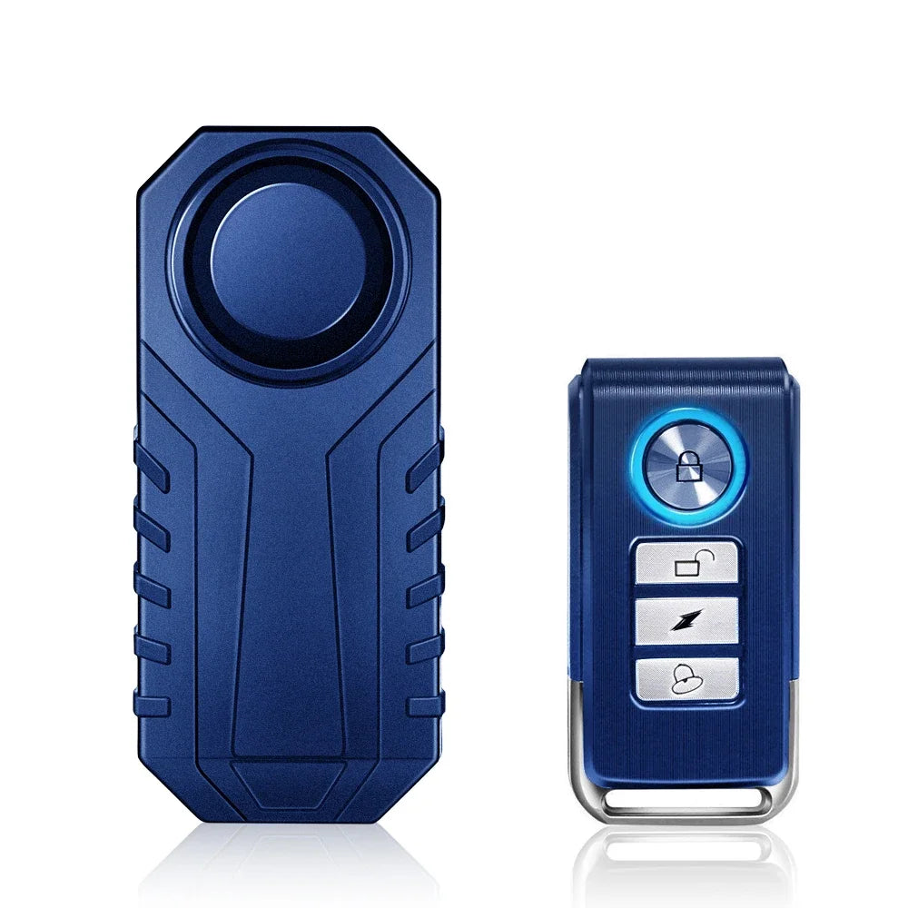 Anchtek-Alarma Antirrobo Para Motocicleta, Sistema De Advertencia Con Sensor De Vibración Y Control Remoto Inalámbrico, Resistente Al Agua, Alarma Para Moto Y Coche