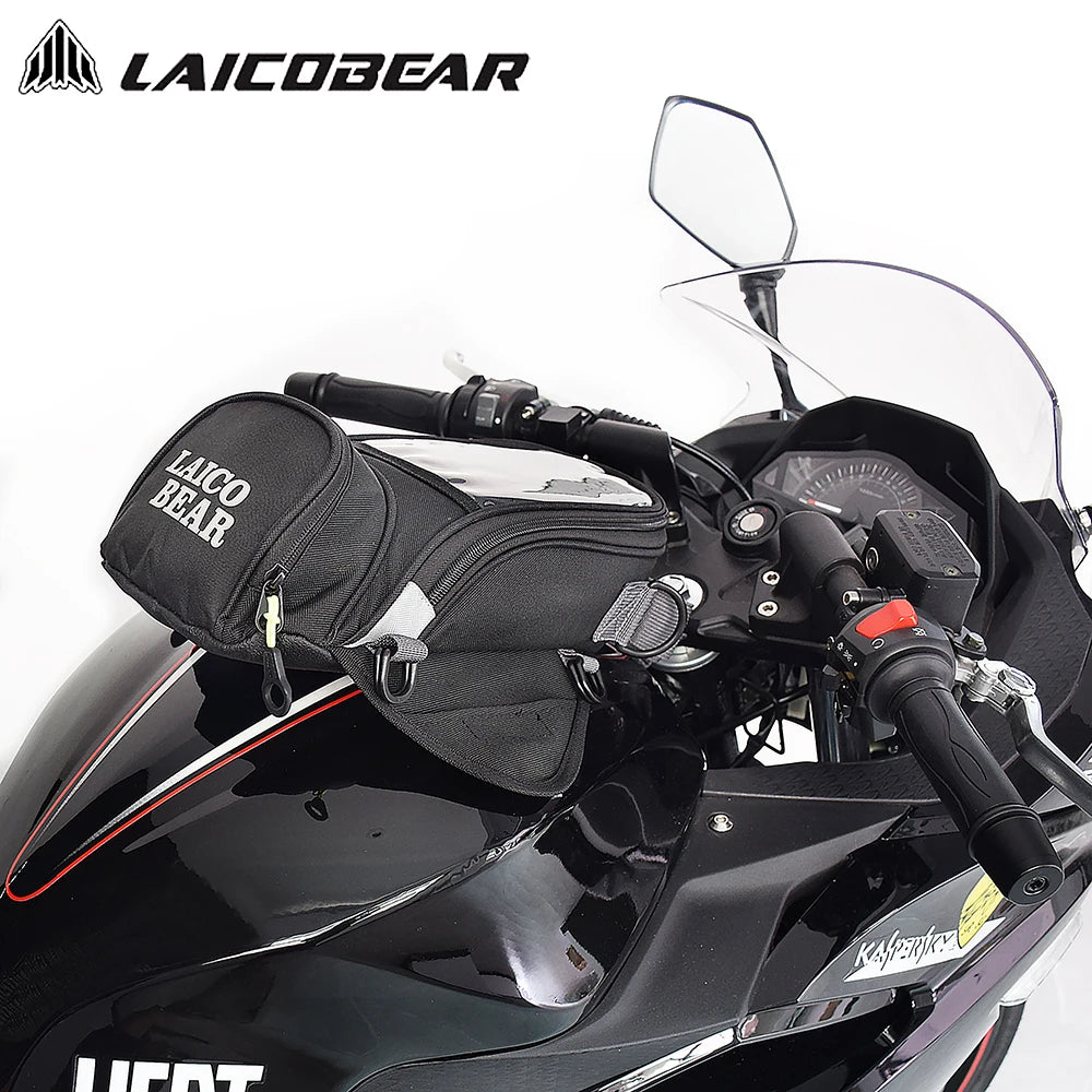 Bolsa De Tanque De Combustible Para Motocicleta, Bolsa De Tanque De Motocicleta Impermeable, Bolsa De Tanque De Navegación Magnética Para Teléfono Móvil, Paquete De Depósito De Aceite Para Moto