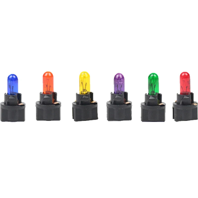 Indicador De Luz LED T5 SMD Para Coche, Luz Para Salpicadero De Coche, Bombilla LED T5 De 12V, Bombilla Para Instrumento De Coche, Indicador Interior, Accesorios Para Automóvil