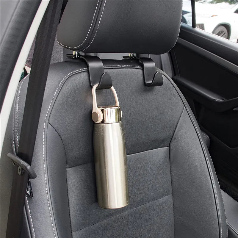 Ganchos Para Reposacabezas De Coche, Colgador Para Bolsos, Organizador Para Respaldo De Asiento, Clips, Ganchos De Sujeción Automáticos, Accesorios Interiores De Almacenamiento Para Coche, 1/4 Uds.