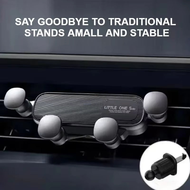 Soporte De Teléfono De Coche Por Gravedad Para Teléfono Móvil De 4,7-7 Pulgadas Soporte De Teléfono Para Salida De Aire De Coche Soporte Universal Para Teléfono Inteligente Con Clip GPS a Prueba De Golpes