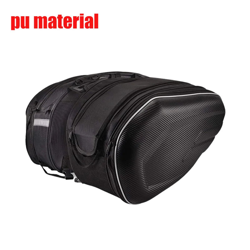 2019 Nueva Bolsa Trasera Para Motocicleta, Bolsa De Asiento Trasero Multifunción Para Motocicleta, Bolsa De Viaje Para Casco Lateral De Motocicleta De Alta Capacidad