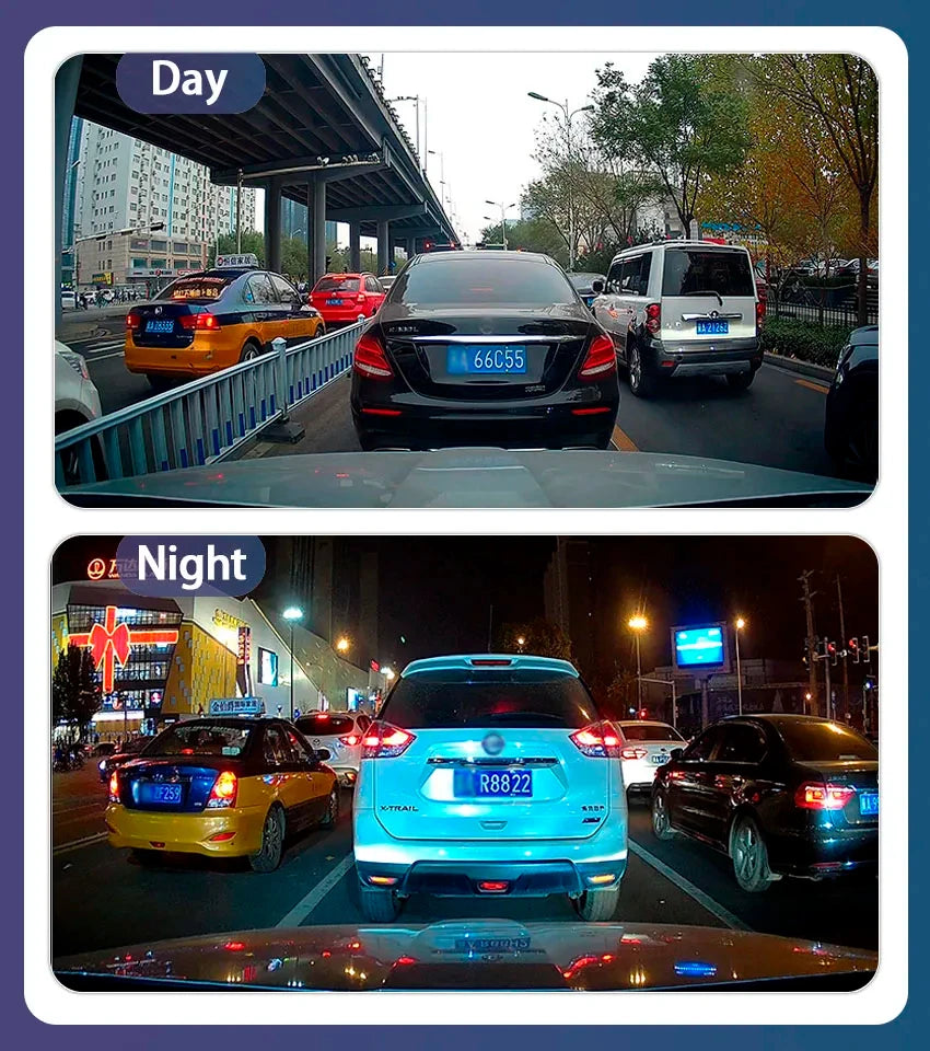 3840*2160P Dvr Para Coche Dashcam 4K Dash Cam Para Coches Grabadora De Vídeo Cámara Frontal Wifi Para Suministros De Vehículos 24H Estacionamiento Noche V
