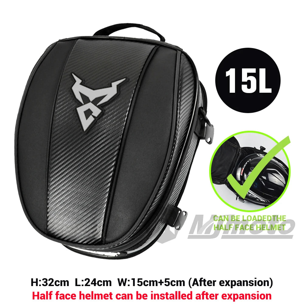 Bolsa Trasera Para Motocicleta Impermeable Motocêntrica, Bolsa De Asiento Trasero Multifunción Para Motocicleta, Bolsa Para Motocicleta De Alta Capacidad, Mochila Para Conductor
