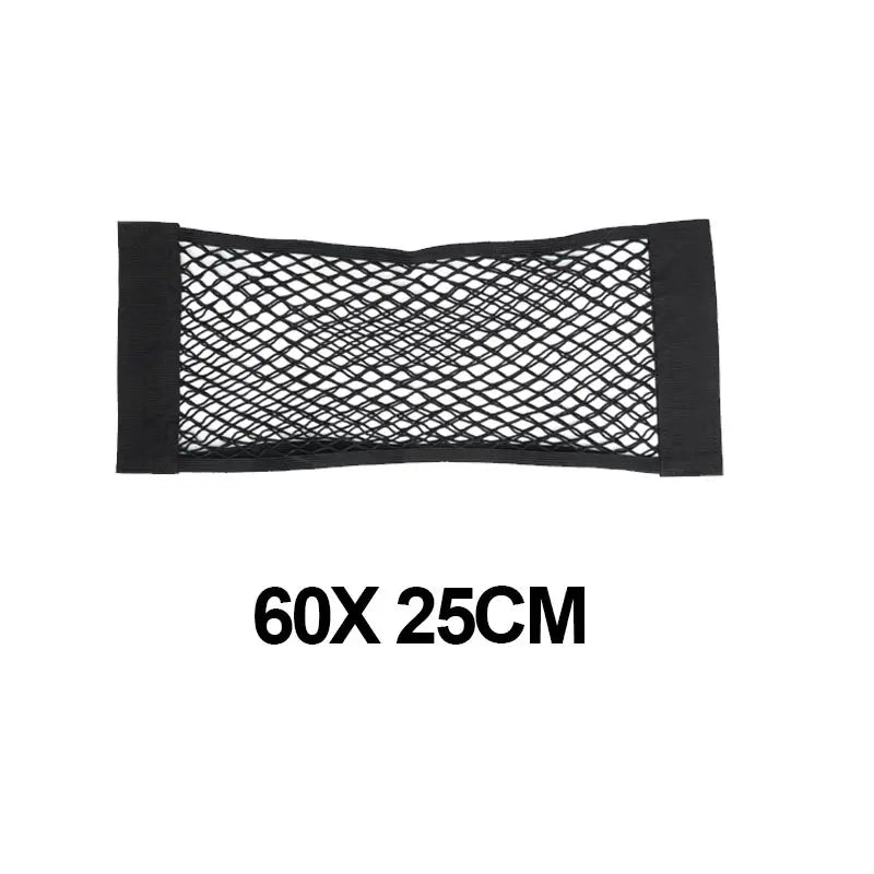 Bolsa De Almacenamiento Para Maletero De Coche, Redes De Malla De Nailon, Organizador De Maletero Trasero Automático, Cuerda Elástica, Soporte De Red Para Equipaje, Suministros De Bolsillo Para Vehículos