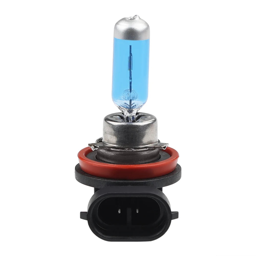 2 Bombillas Halógenas Súper Blancas H8 H11 12V 55W, Luces Antiniebla De Alta Potencia, Faros Delanteros Para Auto, Fuente De Luz Para Coche, 6000K