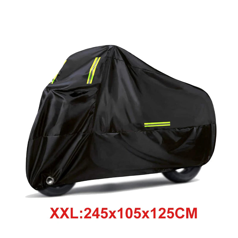 M-4Xl190T-Cubierta Universal Para Motocicleta, Protector Uv Para Exteriores, Impermeable, a Prueba De Polvo, 210D, Para Todas Las Estaciones