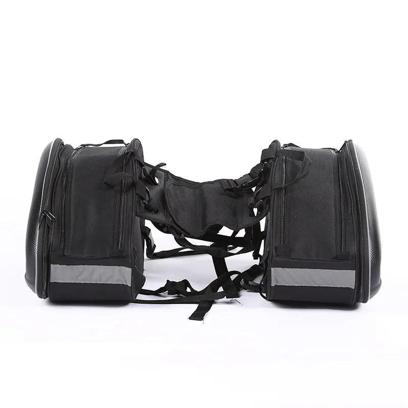 2019 Nueva Bolsa Trasera Para Motocicleta, Bolsa De Asiento Trasero Multifunción Para Motocicleta, Bolsa De Viaje Para Casco Lateral De Motocicleta De Alta Capacidad