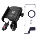 Soporte Para Teléfono Móvil De Motocicleta, Soporte Para Teléfono Móvil De Moto, Soporte GPS Con Cargador USB QC 3,0 Resistente Al Agua