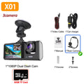 Cámara De Salpicadero Dvr 3 Para Coche, Grabadora De Vídeo Frontal Y Trasera Con Visión Nocturna IR, Camara Coche Delantera Grabar，Camara De Coche Grabación 24 Horas 1080P