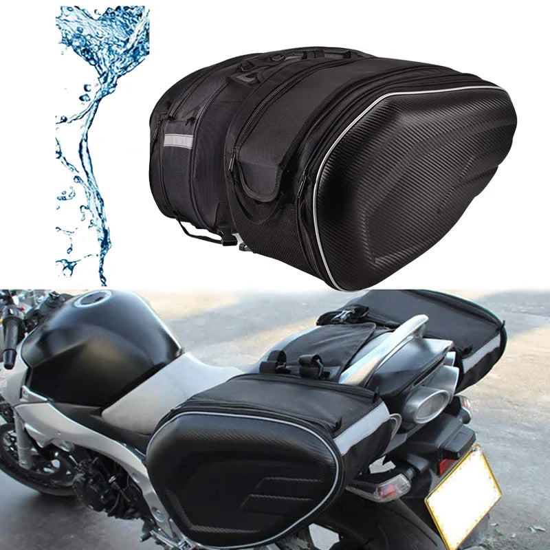 2019 Nueva Bolsa Trasera Para Motocicleta, Bolsa De Asiento Trasero Multifunción Para Motocicleta, Bolsa De Viaje Para Casco Lateral De Motocicleta De Alta Capacidad