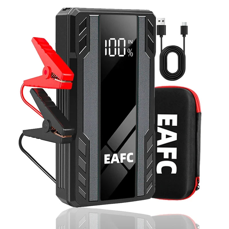 1000A Start Power Bank Jump Starter Car Booster Batería Externa 12V Dispositivo De Arranque Para Gasolina 4.0L Powerbank