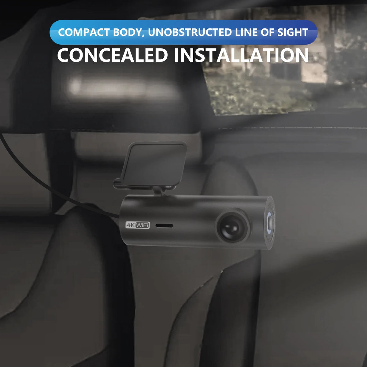 3840*2160P Dvr Para Coche Dashcam 4K Dash Cam Para Coches Grabadora De Vídeo Cámara Frontal Wifi Para Suministros De Vehículos 24H Estacionamiento Noche V