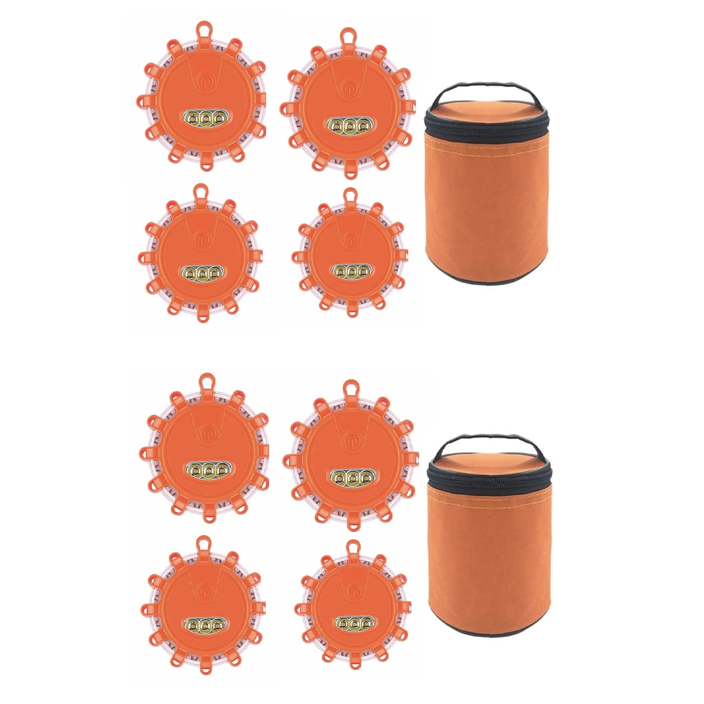 Luces LED Recargables Por USB Para Carretera, Luces De Emergencia, Advertencia En La Carretera, Baliza De Seguridad Para Coche, Kit De Llamarada De Disco Intermitente Con Base Magnética