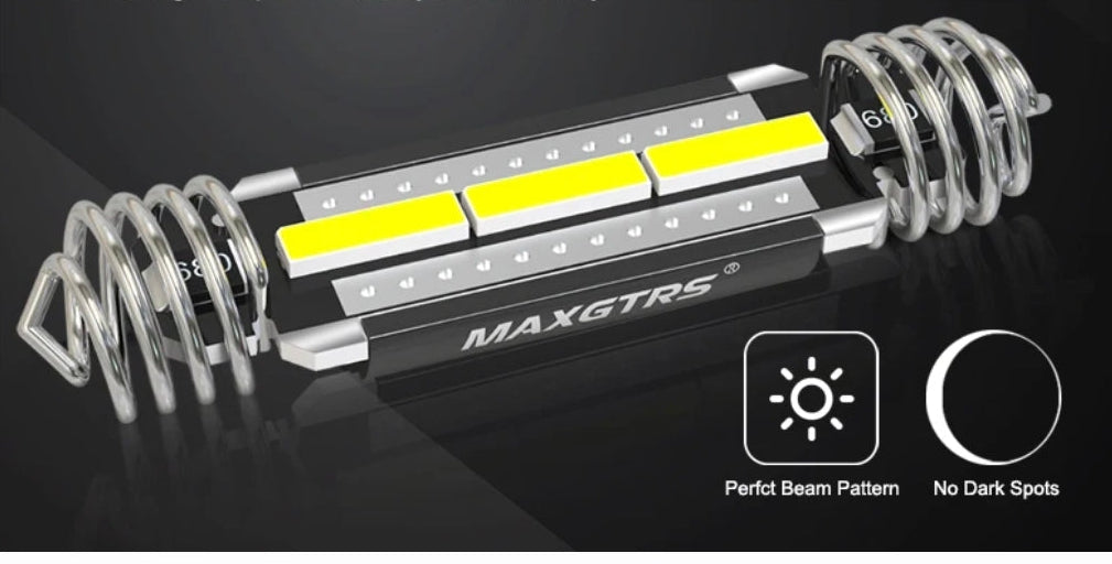 Pack 5 Bombillas LED C5W Canbus 12V 31-42 mm para Interior y Matrícula