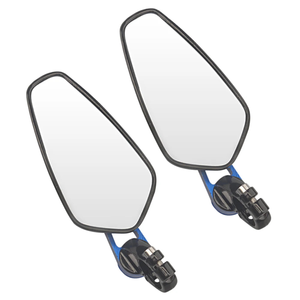 Espejos Retrovisores Universales Para Motocicleta De 7/8 ", Mango Retrovisor, Espejos Laterales Ovalados De Aluminio Para Suzuki Kawasaki Yamaha