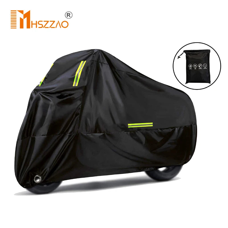 M-4Xl190T-Cubierta Universal Para Motocicleta, Protector Uv Para Exteriores, Impermeable, a Prueba De Polvo, 210D, Para Todas Las Estaciones