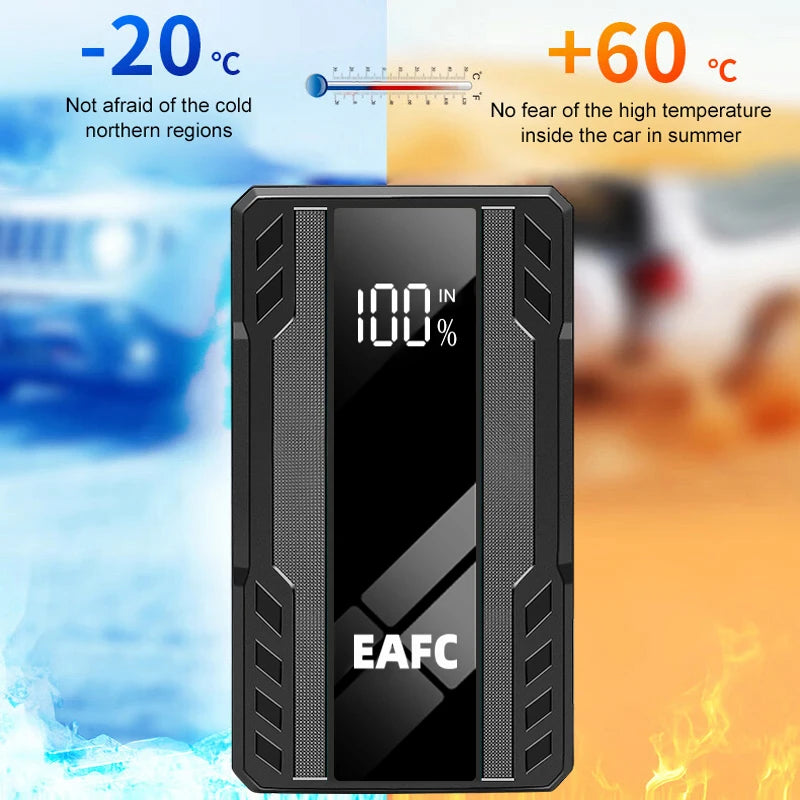 1000A Start Power Bank Jump Starter Car Booster Batería Externa 12V Dispositivo De Arranque Para Gasolina 4.0L Powerbank