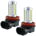 2 Uds H8/H11 Bombillas LED Antiniebla Para Coche 660LM 6000K Lámpara Blanca Para Conducir Y Correr 12V Plug and Play Reemplazo De Accesorios Para Coche