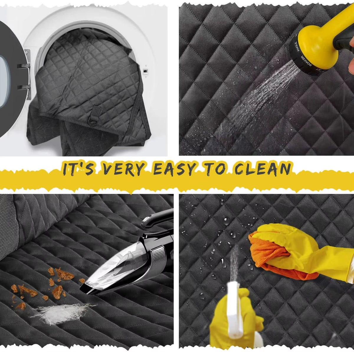 Funda Protectora Para Asiento De Coche Para Perros, Colchoneta Impermeable Para Transporte De Mascotas, Protector De Asiento Trasero De Coche, Hamaca Para Perros Pequeños Y Grandes