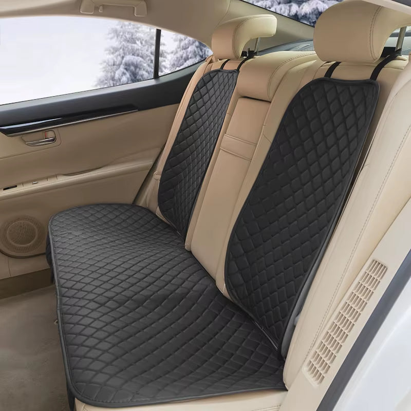 Fundas De Cuero Para Asiento De Coche, Protector De Asiento Delantero/Trasero Para Las Cuatro Estaciones, Alfombrilla Para Cojín De Asiento De Coche, Accesorios De Interior De Coche Universal