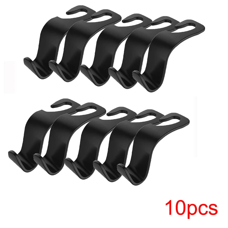 Ganchos Para Reposacabezas De Coche, Colgador Para Bolsos, Organizador Para Respaldo De Asiento, Clips, Ganchos De Sujeción Automáticos, Accesorios Interiores De Almacenamiento Para Coche, 1/4 Uds.