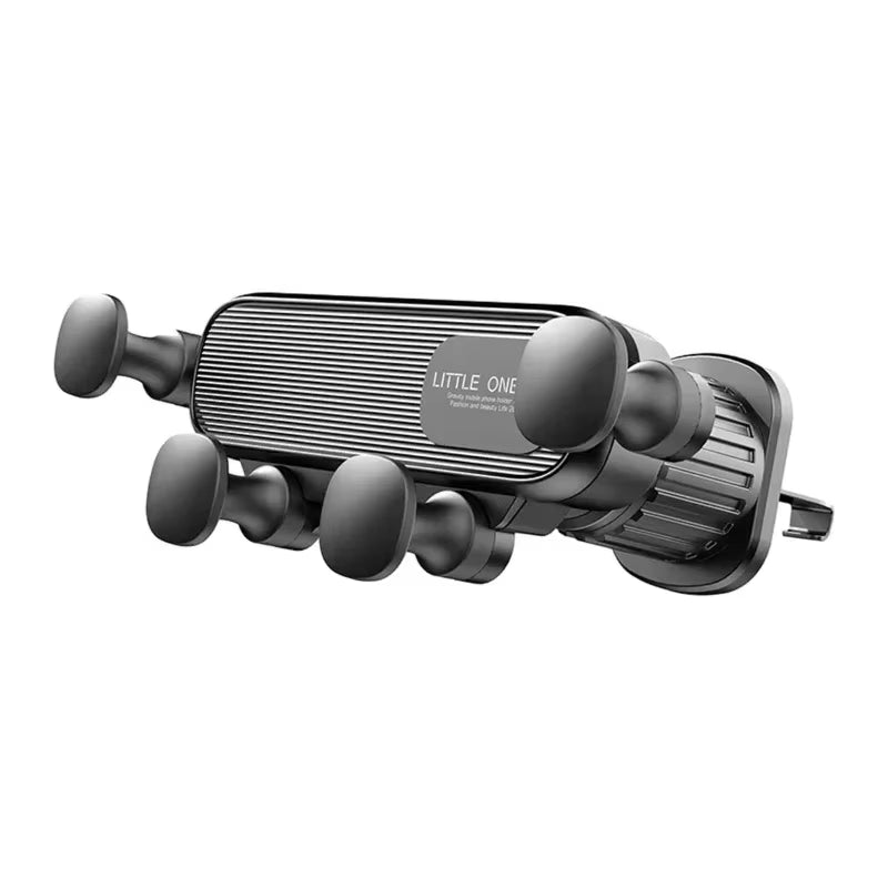 Soporte De Teléfono De Coche Por Gravedad Para Teléfono Móvil De 4,7-7 Pulgadas Soporte De Teléfono Para Salida De Aire De Coche Soporte Universal Para Teléfono Inteligente Con Clip GPS a Prueba De Golpes