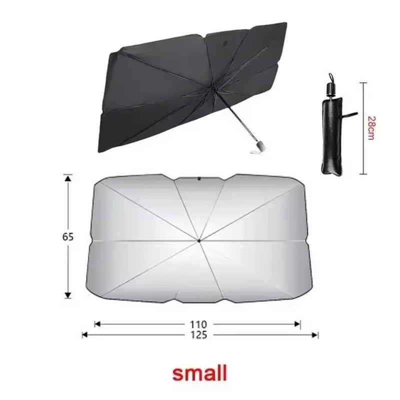 Parasol De Coche Para Sombreado Automático, Protector De Parasol Para Coche, Cortina De Protección Interior Para Parabrisas De Verano