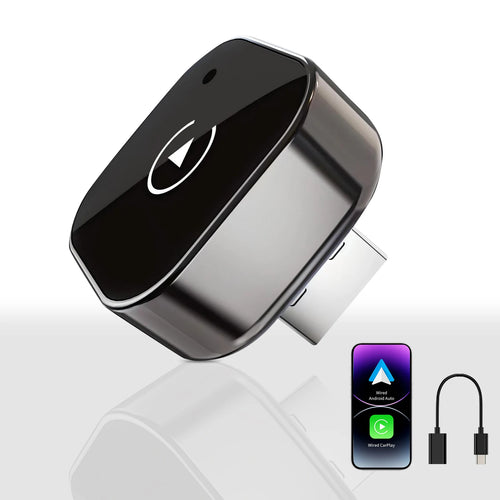 Nuevo Adaptador Inalámbrico Carplay Y Android Auto 2 En 1 Pionray, Wifi 5Ghz, Tipo-C/Usb, Plug and Play