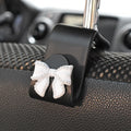 Lindos Ganchos De Seguridad Para Asiento De Vehículo, Organizador De Soporte Para La Cabeza, Colgador De Comestibles, Bolsa, Accesorios De Coche, Suministros De Almacenamiento