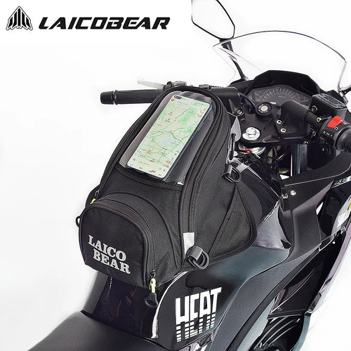 Bolsa De Tanque De Combustible Para Motocicleta, Bolsa De Tanque De Motocicleta Impermeable, Bolsa De Tanque De Navegación Magnética Para Teléfono Móvil, Paquete De Depósito De Aceite Para Moto
